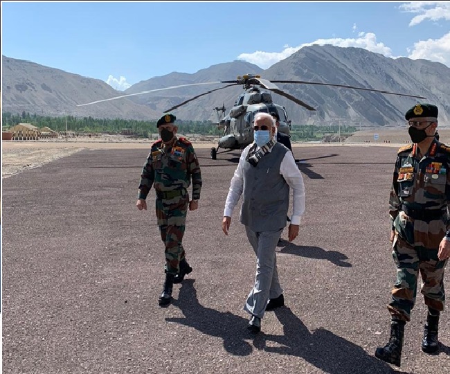 In Pictures: PM Modi takes stock of situation at ground zero in Leh, Ladakh